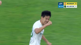 内尔松双响彭欣力传射 青岛西海岸3-1逆转浙江 12轮不败