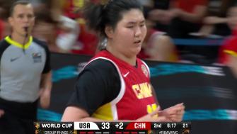[咪咕全场集锦]🏀女篮世界杯-中国女篮33分不敌美国女篮 张子宇13+6 韩旭11+10